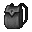 a grey backpack