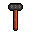 an iron hammer