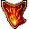a shield of flames