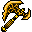 a golden axe
