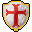 a white knight shield