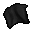 a black piece of cloth