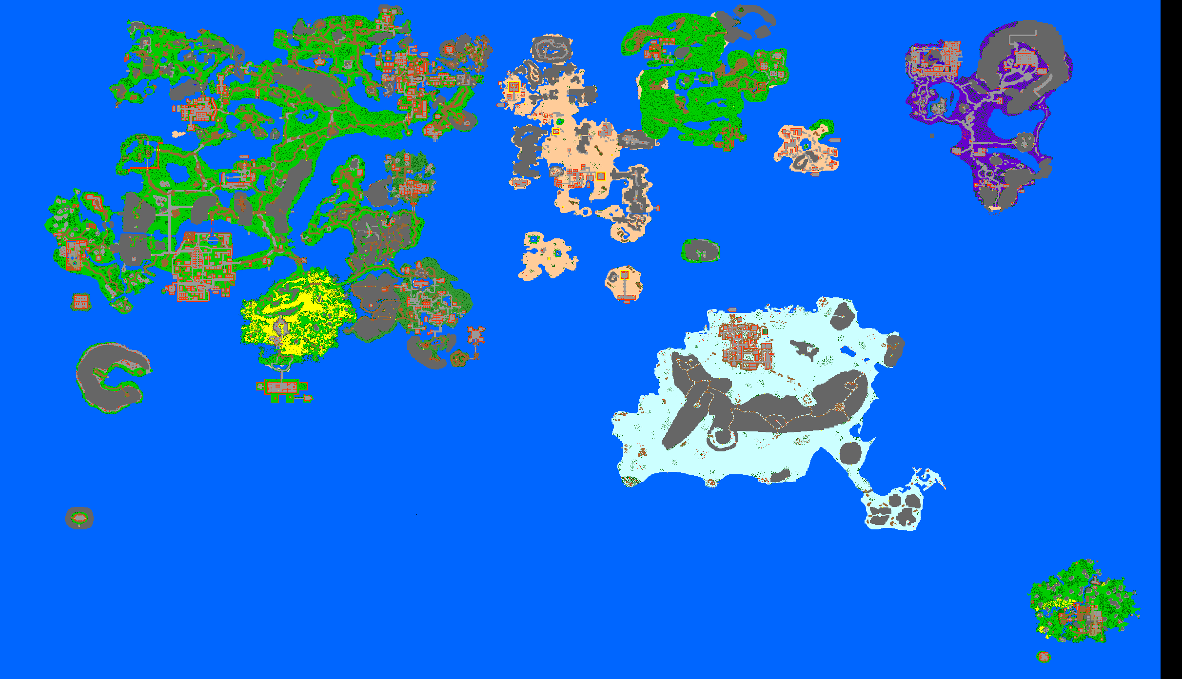 Map of the world of Amporia